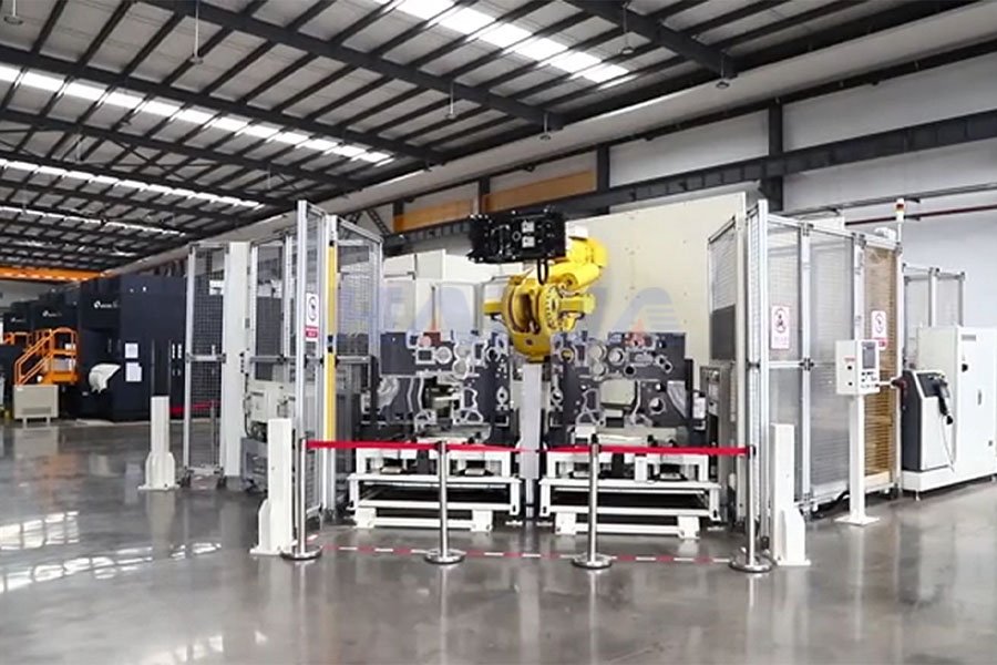 紡機(jī)關(guān)鍵部件FMS柔性加工生產(chǎn)線